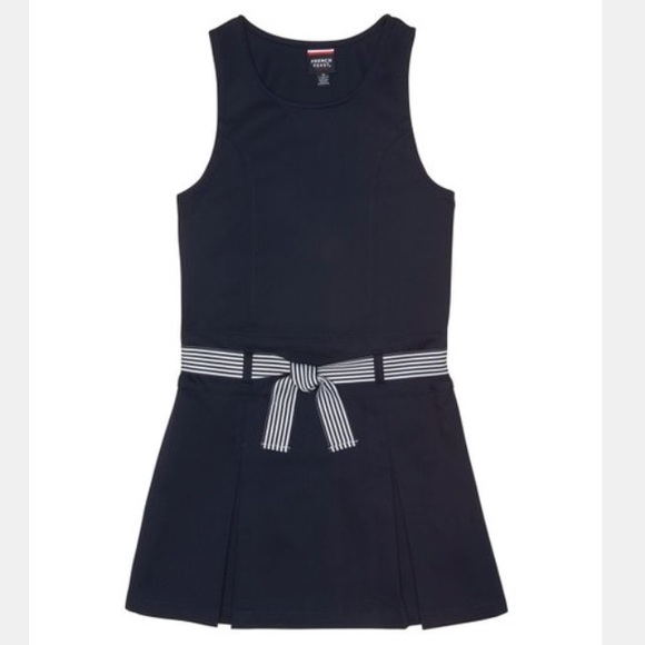 French Toast Girls Belted Polo Dress